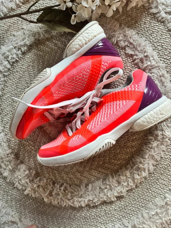 Fluo pink Adidas Stella McCartney sneakers – Size 38 – Very good condition tennis chic – photo 6